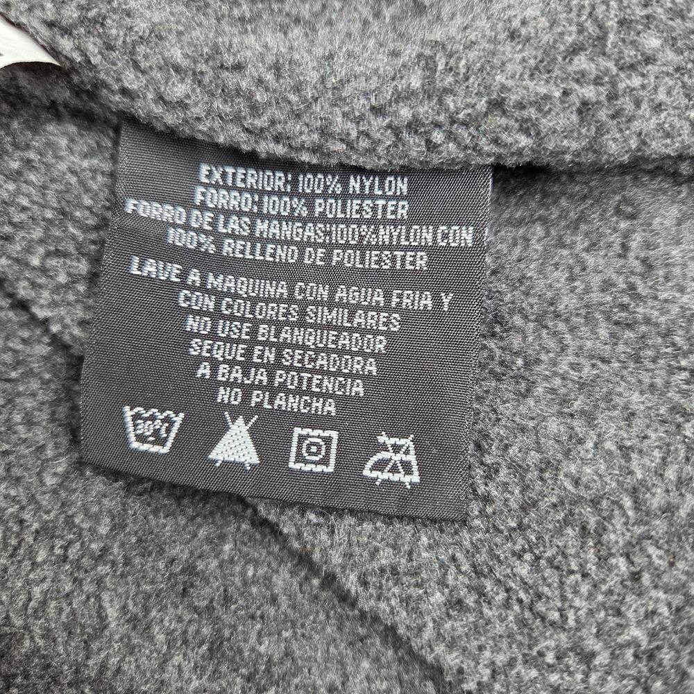 Dickies Fleece Lined Hooded Nylon Jacket Black Full Zip Ripstop Men's 2XL - Picture 15 of 16